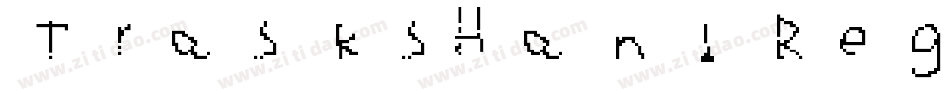 TrasksHand Regular字体转换